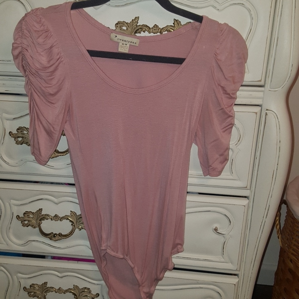 Pink bodysuit